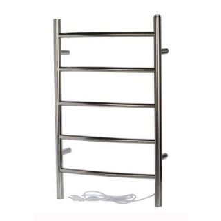 SEE ALL Capri 56 Bar Stainless Steel Electric Towel Warmer with Wall Mount Hardwired/Softwired Combo in Chrome SSPM