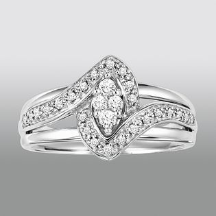 Promise Your Love 1/5 Cttw. Round Cut Diamonds Engagement Ring