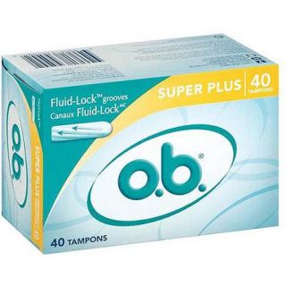 O.B. Tampons Super Plus Absorbency   40 Ea