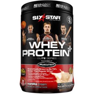 Six Star Pro Nutrition Whey Protein Plus French Vanilla, 2 lb