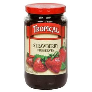 Tropical Preserves, Strawberry, 18 oz (1 lb 2 oz) 510 g   Food