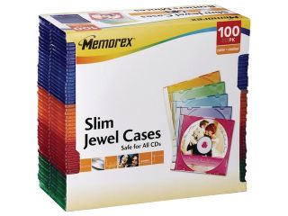 Memorex Slim Jewel Case   100 Pack