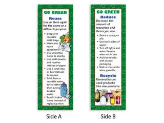 GO GREEN SMART BOOKMARKS