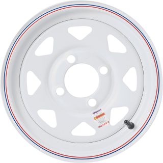High Speed Replacement 4-Hole Trailer Wheel — 480/530 x 12  12in. High Speed Trailer Tires   Wheels