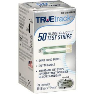 Truetrack Blood Glucose Test Strips 50 Ct