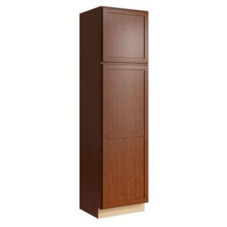 Cardell Pallini 24 in. W x 90 in. H Linen Cabinet in Nutmeg VLC242190L.AE0M7.C53M