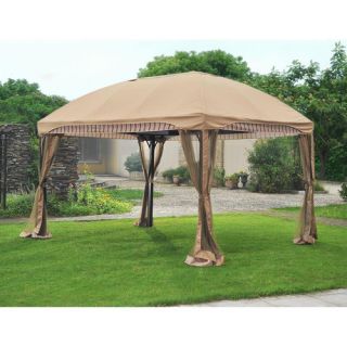 Carlota 13 Ft. W x 10 Ft. D Aluminum and Steel Gazebo