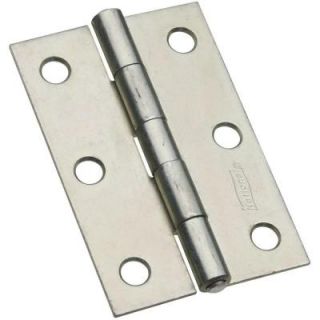 National Hardware 3 in. Non Removable Pin Hinge V518 3 NAR TP HNG ZN