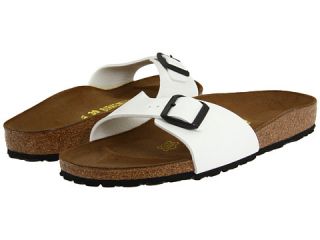 Birkenstock Madrid Slip On Bright White Patent Birko Flor&trade;