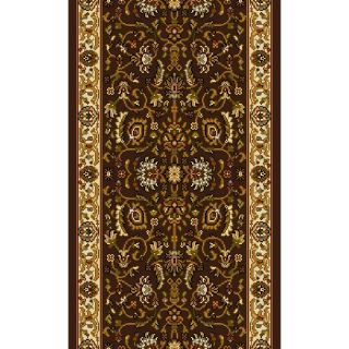 Home Dynamix Brussels Brown and Ivory Rectangular Indoor Woven Runner (Common 2 x 28; Actual 27 in W x 324 in L)