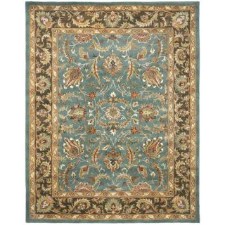 Safavieh Handmade Heritage Blue/Brown Oriental Wool Rug (96 x 136)