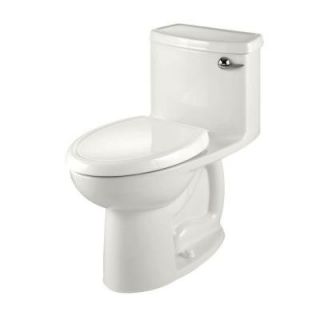 American Standard Compact Cadet 3 FloWise 1 piece 1.28 GPF Single Flush Elongated Toilet in White with Right Hand Trip Lever 2403813.020
