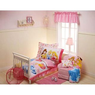 DISCONTINUED   Disney   Princess' Dreams Come True 10 Piece Toddler Bedding Set