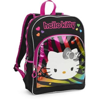 Hello Kitty Rainbow Zebra 16" Backpack
