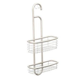 interDesign Forma 20 1/2 in. Ultra Shower Caddy in Brushed Stainless Steel 27060