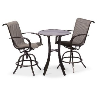 Threshold™ Camden 3 piece Balcony Height Patio Bistro Set