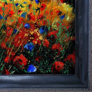 Ledent   Poppies and Cornflowers in Houroy Framed, High Quality Print