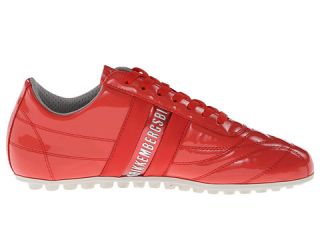 bikkembergs logo sneaker lace up bke106822 coral patent