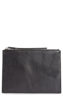 Kara Flat Leather Pouch