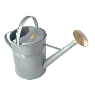 Haws 2.3 gallon Silver Traditional Watering Can   Lawn & Garden