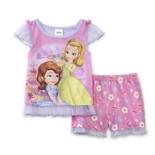 Disney Baby Sofia the First Toddler Girls Shorts Pajamas