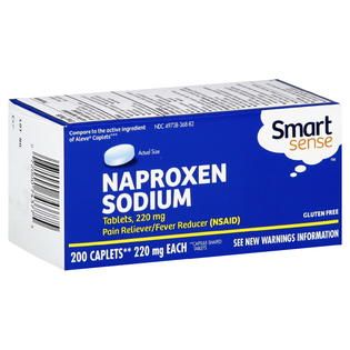 Smart Sense  Naproxen Sodium, 220 mg, Caplets, 200 caplets