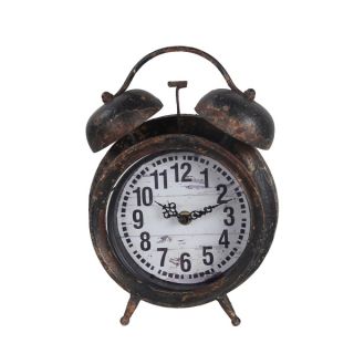 Privilege Antique Black Iron Table Clock
