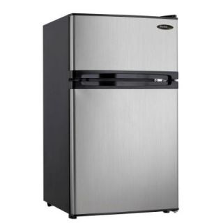 Danby 3.1 cu. ft. Mini Refrigerator in Stainless Look DCR031B1BSLDD