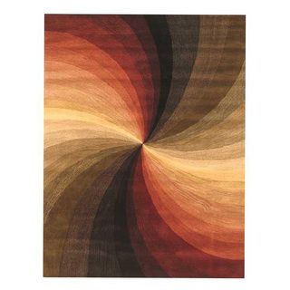 Hand tufted Swirl Wool Rug (6 Round)   Shopping   Great