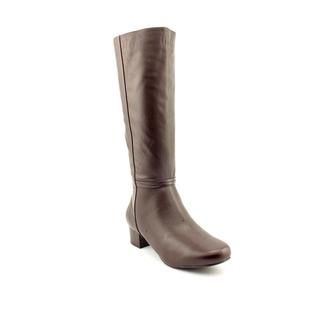 Sanzia Womens Baltimore Leather Boots   Wide (Size 5.5 )