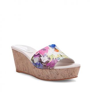 Donald J. Pliner "Frida" Leather Platform Wedge Slide   7955483