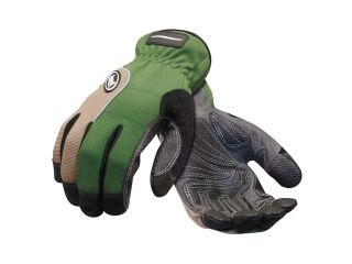 Cut Resistant Gloves, Black/Green, XL, PR 97 972 XL