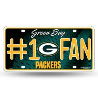 Green Bay Packers Official NFL License Plate by Rico Industries 308797