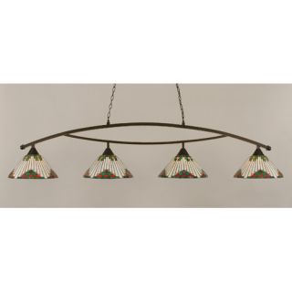 Bow 4 Light Kitchen Island Pendant