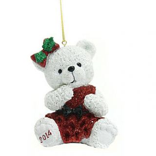 St. Jude 2014 Holiday Bear Ornament, 3.5 in   Seasonal   Christmas