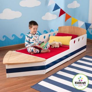 KidKraft Boat Convertible Toddler Bed