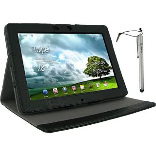 rooCASE Multi Angle Vegan Leather Case w/ Stylus for Asus Transformer Pad Infinity TF700T