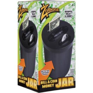 Zillionz Bill and Coin Jar