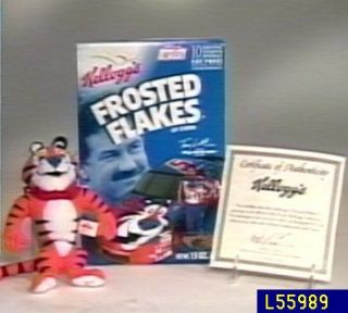 Kelloggs Collectors Cereal Box w/ Tony Toy —