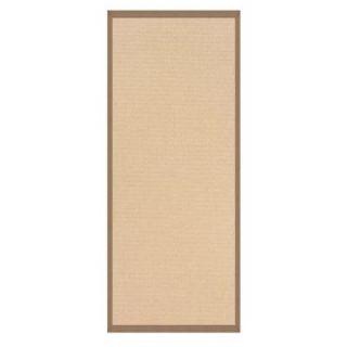 Linon Home Decor Athena Natural and Beige 2 ft. 6 in. x 8 ft. Rug Runner RUG AT010228