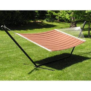 Grand Quilted Two person Hammock and Stand Set   Shopping