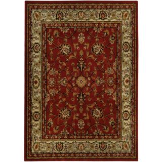 Floral Garden Traditional Red Area Rug (33 x 47)   15770207