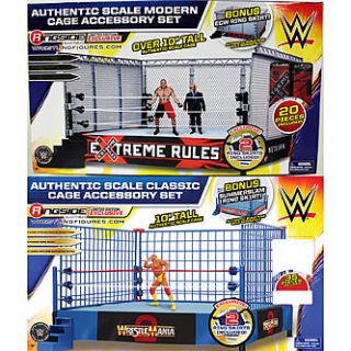 WWE PACKAGE DEAL Modern Day & Classic Blue Steel Cage Ringside