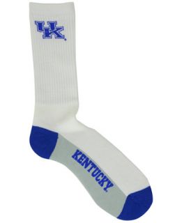 For Bare Feet Kentucky Wildcats Crew White 506 Socks   Sports Fan Shop