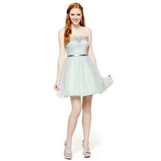 City Triangles® Strapless Tulle Party Dress