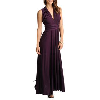 Von Vonni Womens Solid Convertible Gown (One size)  