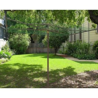 Breezecatcher WOOD PLD 264 Parallel Outdoor Umbrella Clothesline   Wood Finish