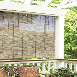 Radiance Reed Woven Wood Bamboo Rollup Window Blind, Natural