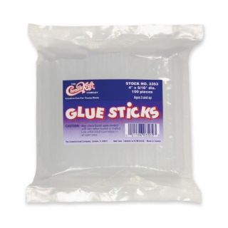 Chenille Kraft Glue Sticks, 4x5/16, 12 per Pack