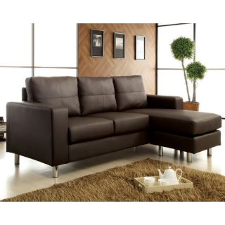 Furniture of America Jenick Contemporary Sectional with Ottoman
